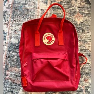 Kånken Red Backpack unisex